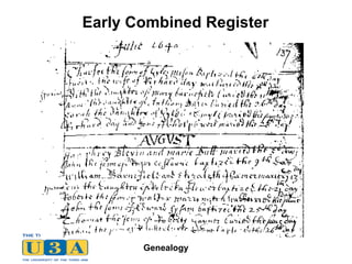 Early Combined Register 
