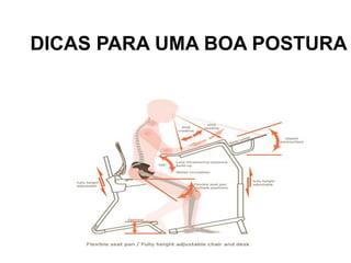 DICAS PARA UMA BOA POSTURA
 