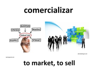 comercializar

abmarketinguk.com
samingersoll.com

to market, to sell

 