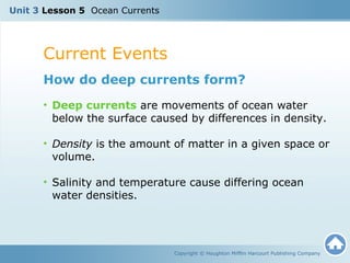 U3L5 - Ocean Currents | PPT