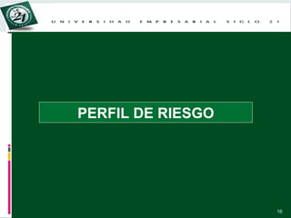 PERFIL DE RIESGO 