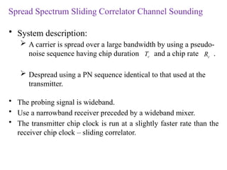 wireless communication systems - small scale propogation model | PPTX