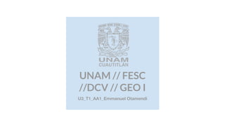 UNAM // FESC
//DCV // GEO I
U3_T1_AA1_Emmanuel Otamendi
 