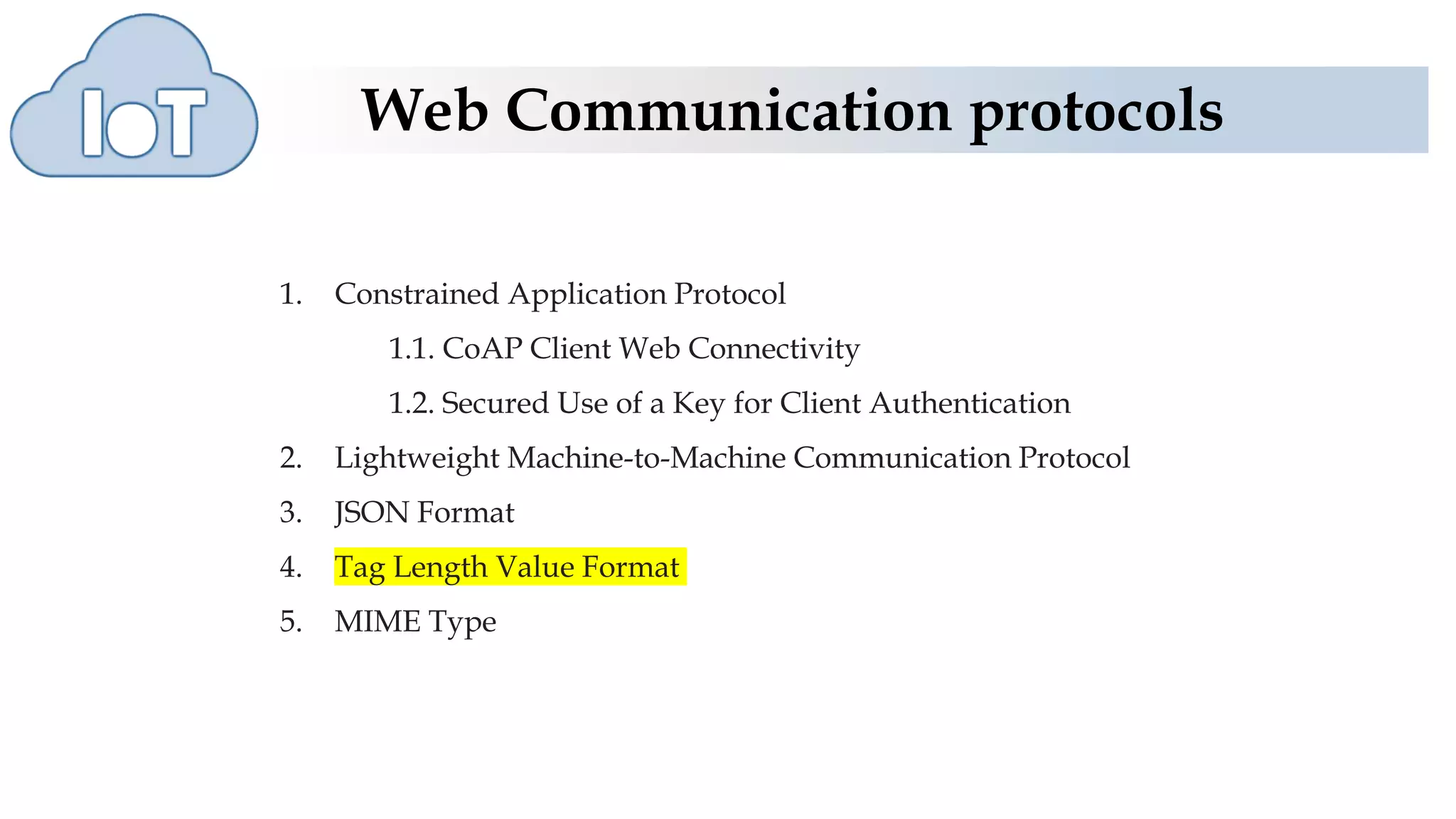 web communication protocols in IoT | PPTX | Internet | Computing