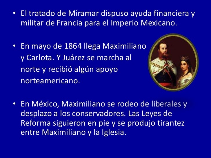 La intervención francesa y el segundo