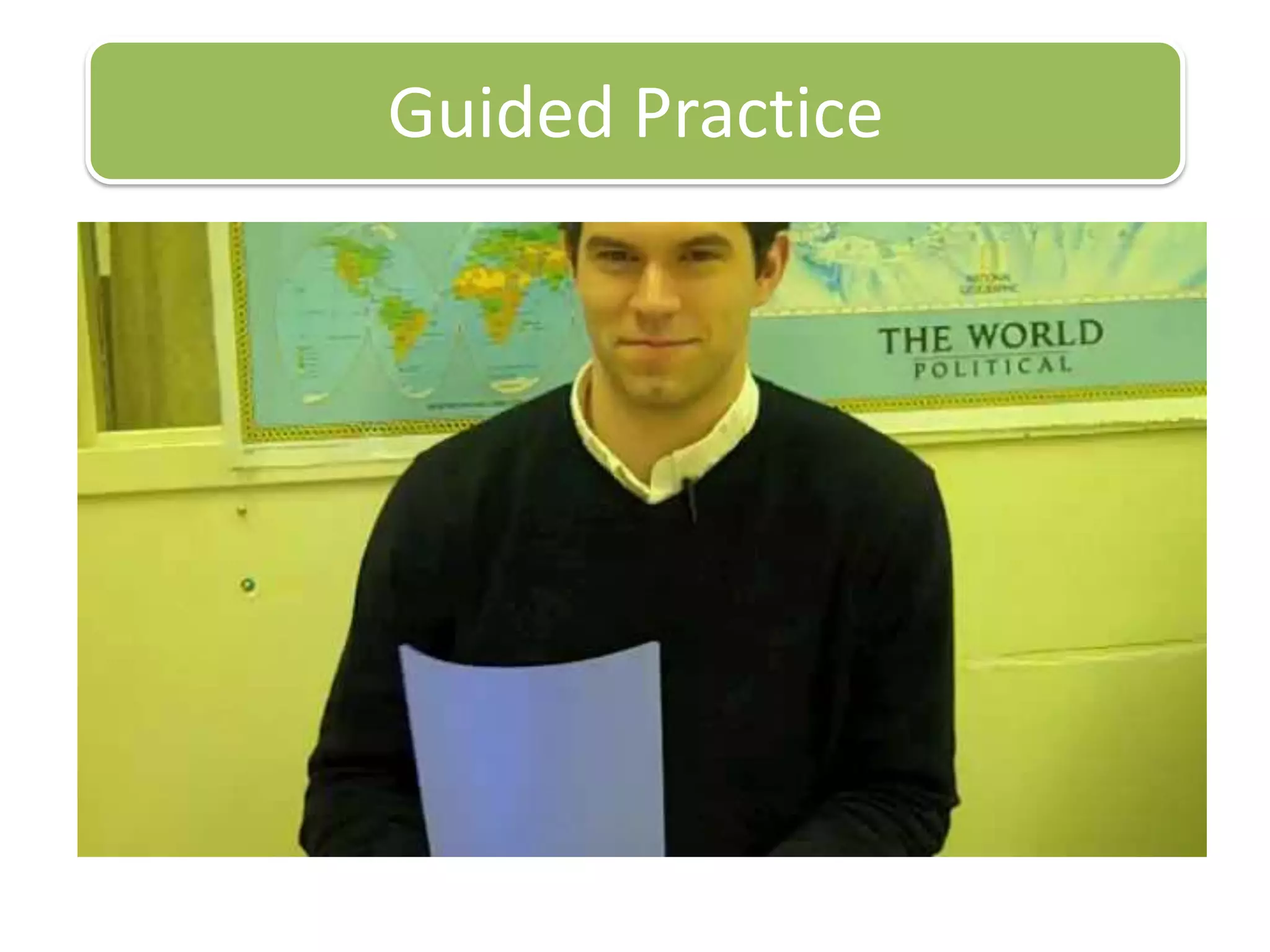 Now, create a news report, just like this…Guided Practice
