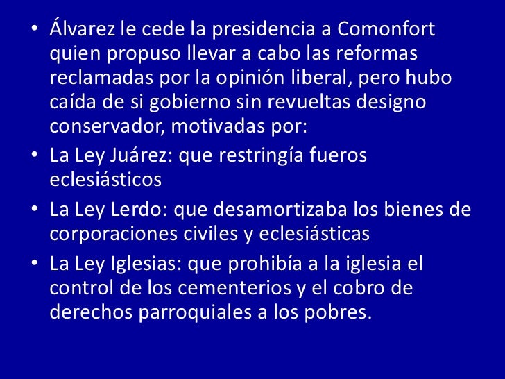 Revolucion De Ayutla La Reforma Y La Constitucion De 1857