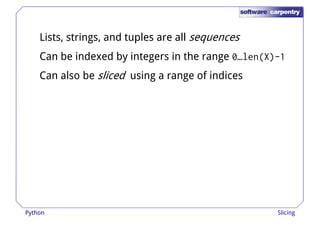 Slicing | PDF
