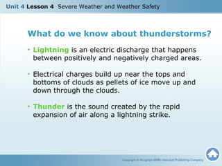 U4L4 - Severe Weather and Weather Safety | PPT