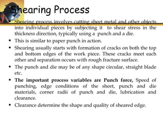 Shearing Process Forge U4 p4 sheet metal operation | PDF