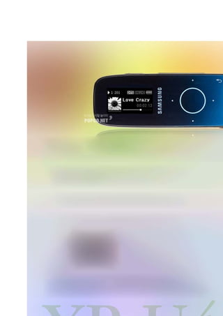 Samsung Yepp U4 examen par Popconet