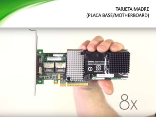 TARJETA MADRE
(PLACA BASE/MOTHERBOARD)
 