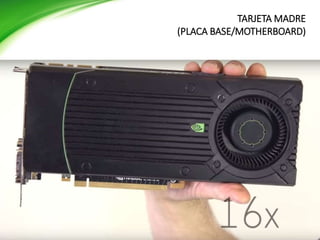 TARJETA MADRE
(PLACA BASE/MOTHERBOARD)
 