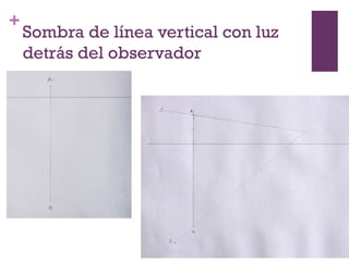 +

Sombra de línea vertical con luz
detrás del observador

 