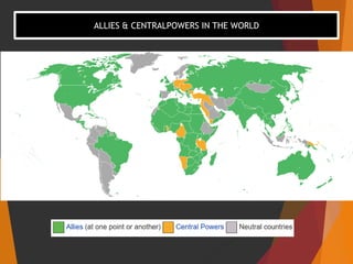 ALLIES & CENTRALPOWERS IN THE WORLD
 