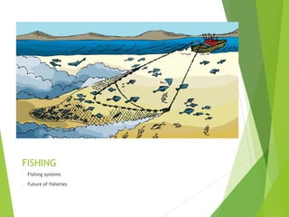 FISHING
- Fishing systems
- Future of fisheries
 