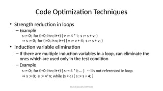 U5 Coding u5 code optimization and code generation.ppt