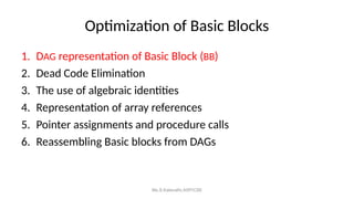 u5 code optimization and code generation.ppt