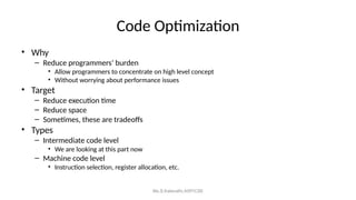 u5 code optimization and code generation.ppt