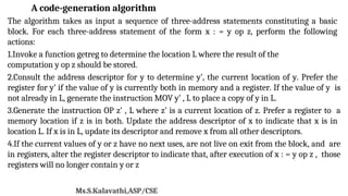 U5 Coding u5 code optimization and code generation.ppt