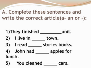 U5 Articles Exercises 3 Ero 4b