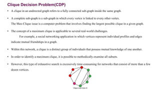Np Complete Clique Problem Lower bound theory Np hard & Np completeness | PPTX