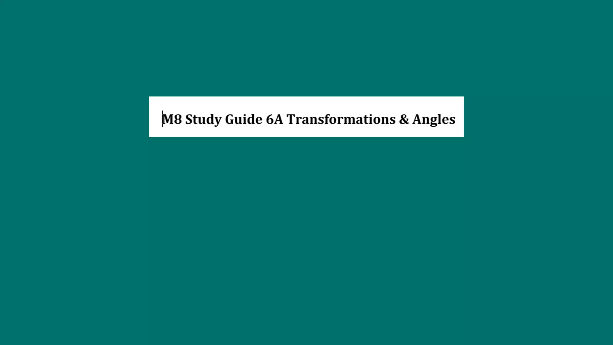 U5 b study guide completed note