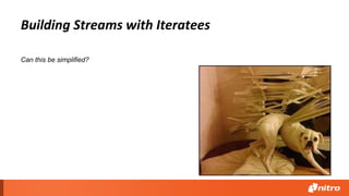 Building Streams with Iteratees
Can this be simplified?
 
