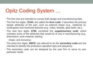 Unit 5 Group Technology in Computer Aided Design | PPT