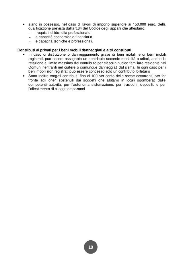 Guida sisma cisl marche versione 20 12 16 Richiesta sospensione temporanea energia elettrica
