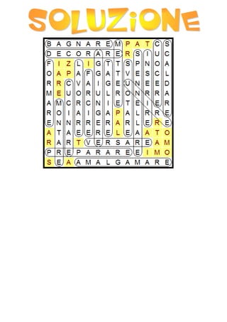 La ricetta misteriosa