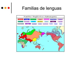 Familias de lenguas
 