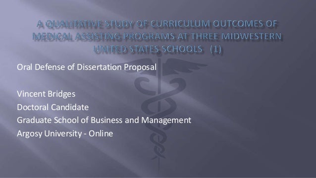 Dissertation prospectus defense