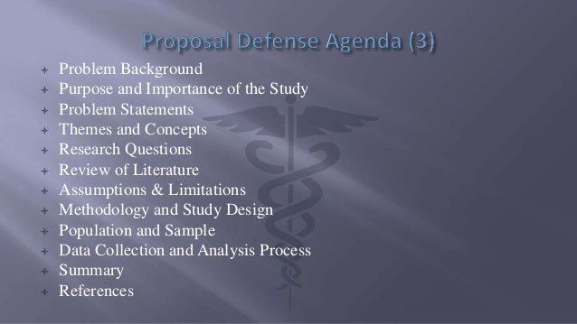 Dissertation proposal defense slides
