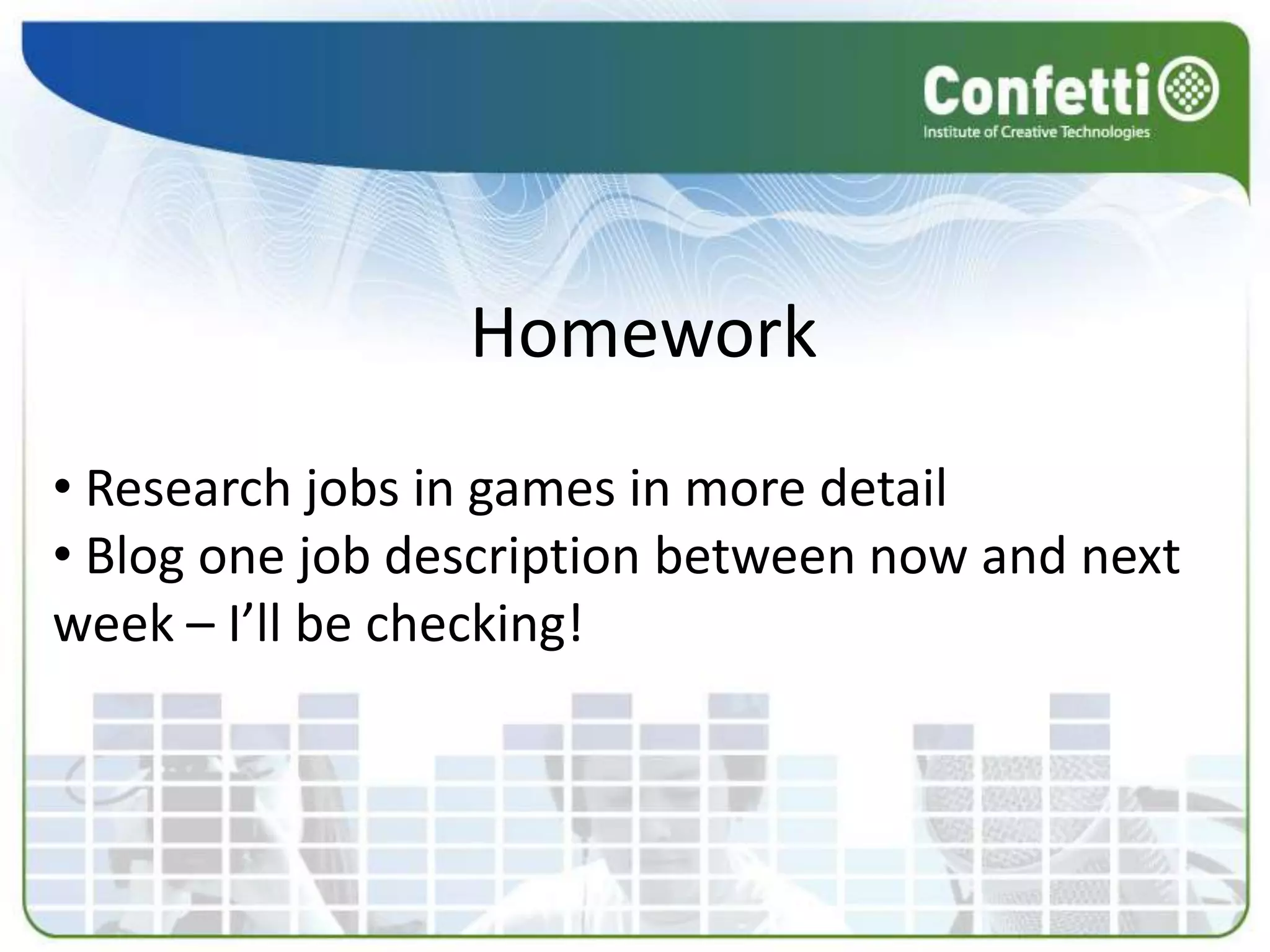  Get some design experience elsewhere