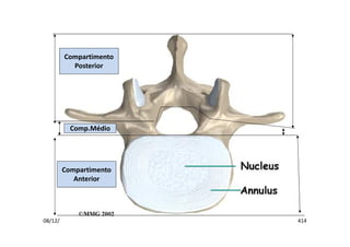 08/12/2015 Dr. José Heitor Machado Fernandes 414
Compartimento
Anterior
Compartimento
Posterior
Comp.Médio
 