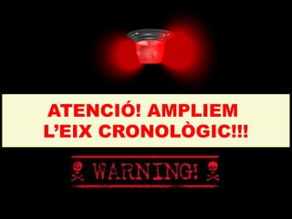 ATENCIÓ! AMPLIEM
L’EIX CRONOLÒGIC!!!
 