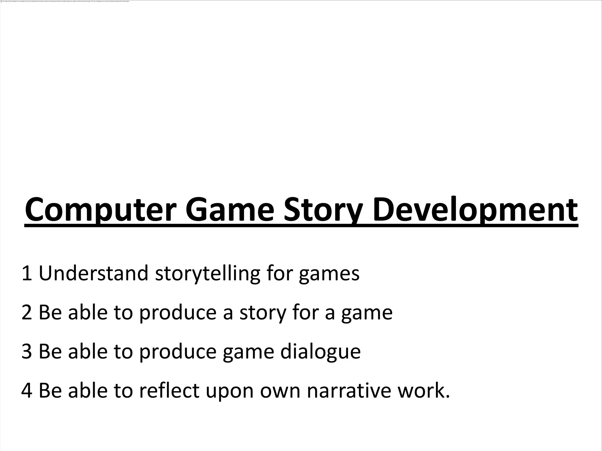 Concept Art will be taken by: