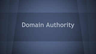Domain Authority
 