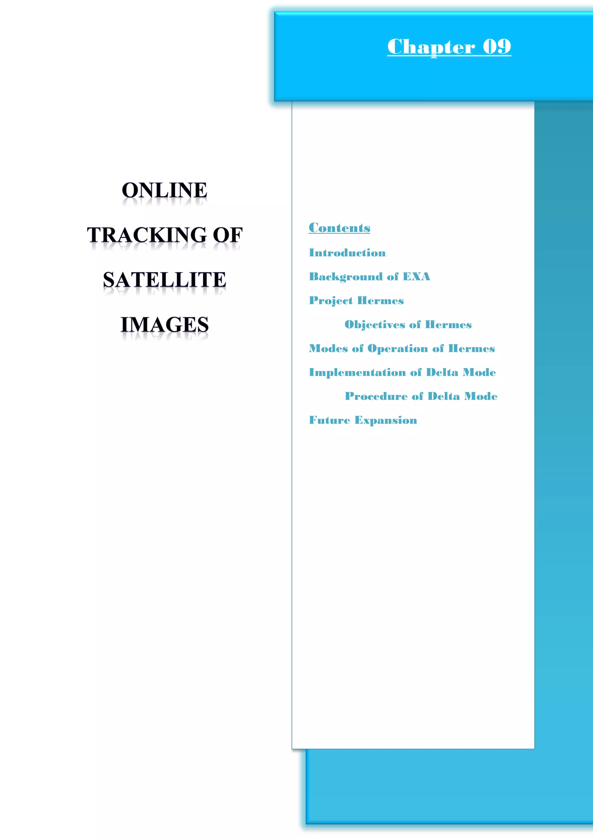 Construction of Satellite Ground Station
Page76
Contents
Introduction
Background of EXA
Project Hermes
Objectives of Hermes
Modes of Operation of Hermes
Implementation of Delta Mode
Procedure of Delta Mode
Future Expansion
Chapter 09
 