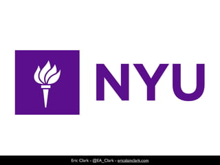 Eric Clark - @EA_Clark - ericalainclark.com
 