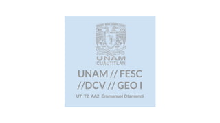 UNAM // FESC
//DCV // GEO I
U7_T2_AA2_Emmanuel Otamendi
 