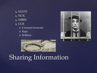 Technology and Communication in Law Enforcement | PPTX
