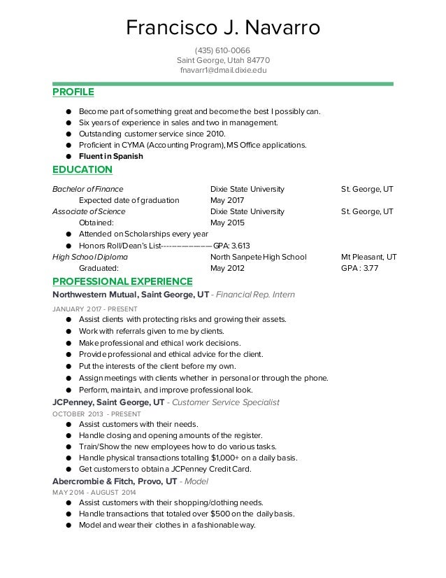 expected date of graduation on resumes