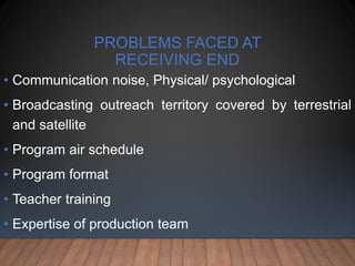 Broadcast media-Unit 9-Problems Involved in Implementing Broadcast ...