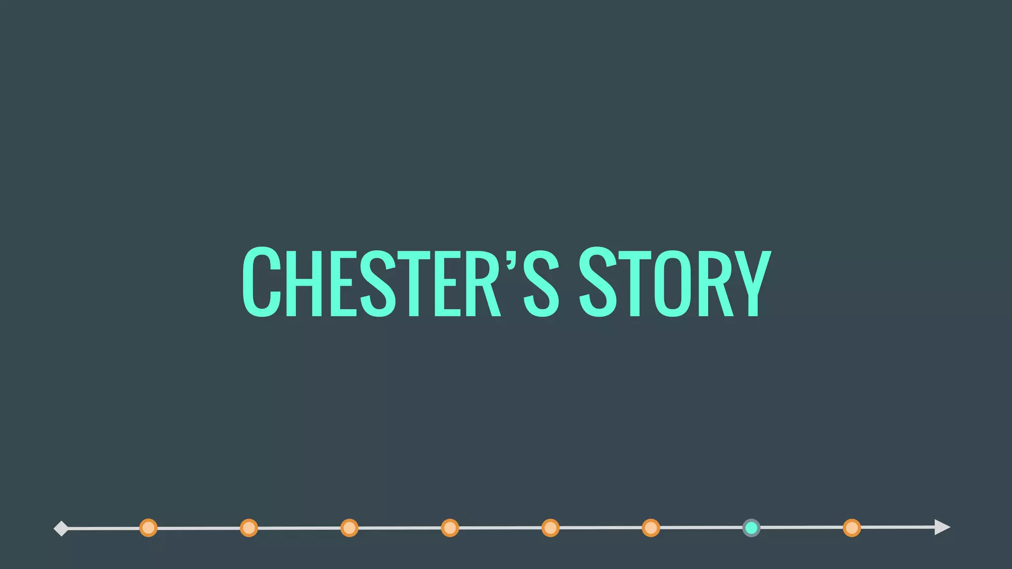 CHESTER’S STORY
 