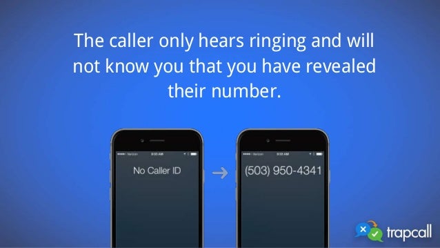 how to track no caller id