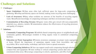 Urban agriculture Recycle of organic waste | PPTX