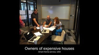 Owners of expensive houses
Smart Home service, USA
 