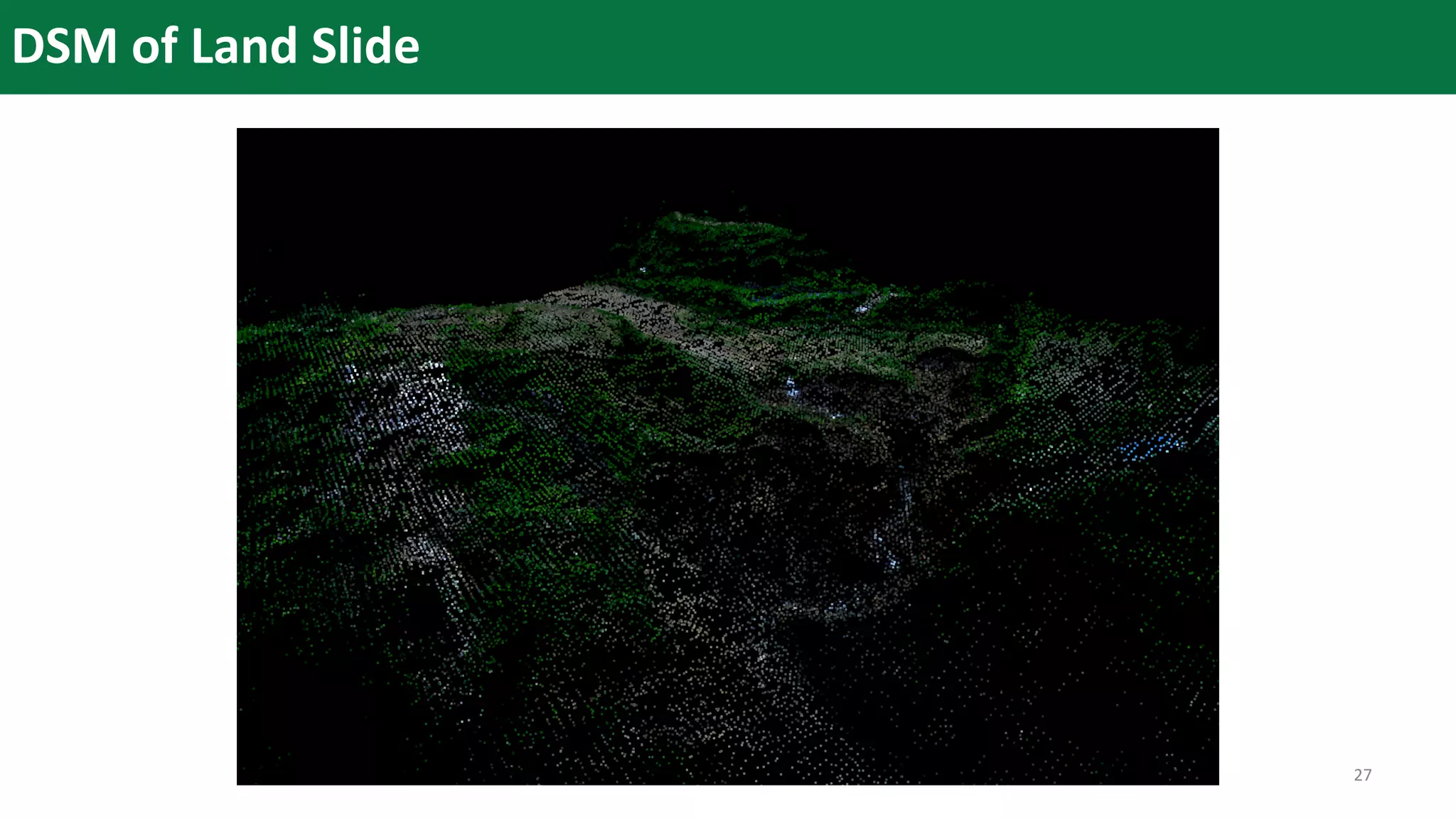 DSM of Land Slide
27
 